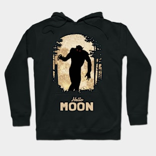 Hello Full Moon Night Hoodie